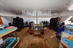 Red Sea MV Superior. Dive deck.